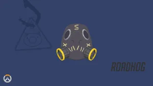 Roadhog From Overwatch In Action On A High-quality Wallpaper Wallpaper