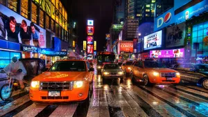 Roads New York City Landscape Wallpaper