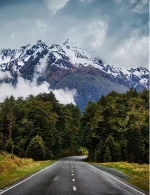 Roadto Mountain Summit Wallpaper