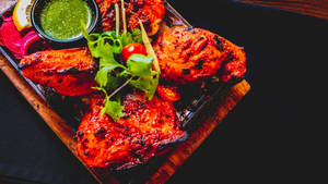 Roasted Tandoori Chicken Wallpaper