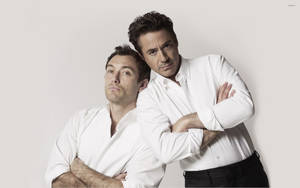 Robert Downey Jr. And Jude Law Wallpaper