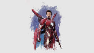 Robert Downey Jr. As Iron Man Wallpaper