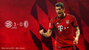 Robert Lewandowski 3-0 Audi Cup Wallpaper