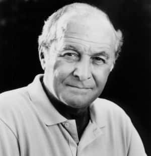 Robert Loggia Monochromatic Closeup Wallpaper