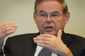 Robert Menendez Hand Gestures Wallpaper