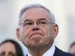 Robert Menendez Tearing Up Wallpaper