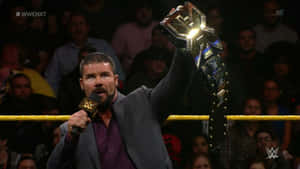 Robert Roode Speaking With Microphone Wallpaper