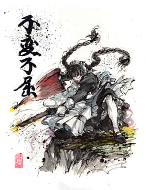 Roberta Black Lagoon Artwork Wallpaper