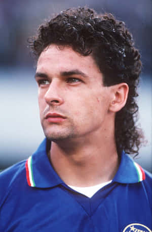 Roberto Baggio Italian Footballer Wallpaper