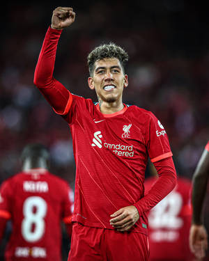 Roberto Firmino Clenched Fist Wallpaper