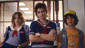 Robin, Steve, And Dustin Stranger Things 4k Wallpaper