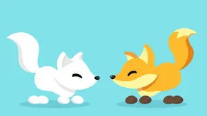 Roblox Adopt Me Arctic Foxes Wallpaper