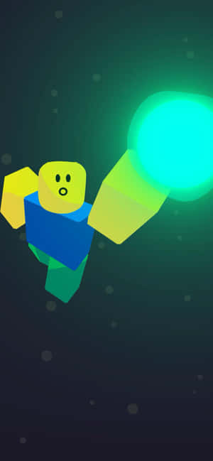 Roblox Character Glowing Orb Wallpaper