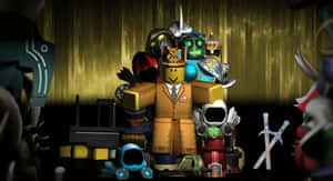 Roblox Characters Gathering Wallpaper