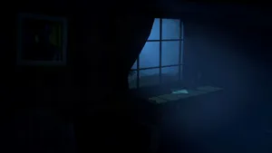 Roblox Doors Dark Roomwith Window Wallpaper