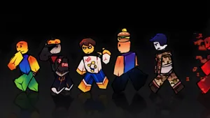 Roblox Forsaken Character Lineup Wallpaper
