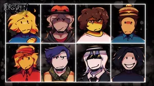 Roblox Forsaken Character Lineup Wallpaper