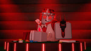 Roblox Forsaken Character Red Lighting Wallpaper