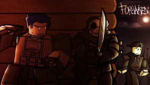 Roblox Forsaken Characters Night Ambush Wallpaper