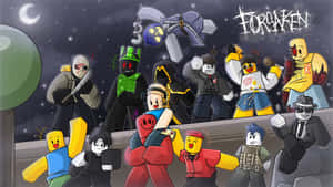 Roblox Forsaken Night Gathering Wallpaper