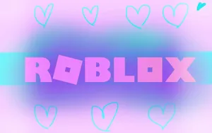 Roblox Hearts Gradient Background Wallpaper