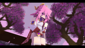 Roblox Yae Miko Pfp Wallpaper