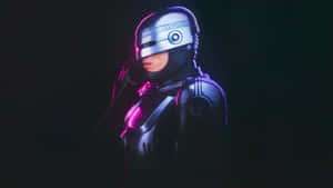 Robocop Futuristic Law Enforcer Wallpaper