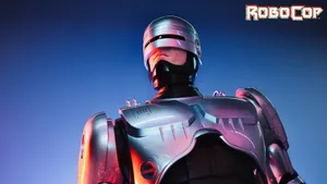 Robocop Iconic Cyborg Hero Wallpaper