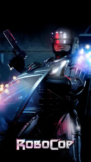 Robocop Iconic Cyborg Law Enforcer Wallpaper