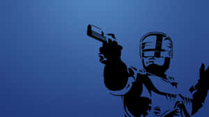 Robocop Iconic Futuristic Law Enforcer Wallpaper