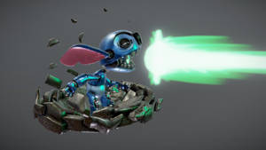 Robotic Stitch 3d Rendered Wallpaper