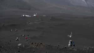 Robotics Mount Etna Lunar Wallpaper