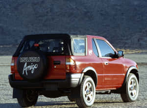 Robust Isuzu Amigo Off-roading In Wilderness Wallpaper