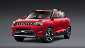 Robust Red Mahindra Xuv300: Power Meets Style Wallpaper