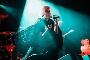 Rock Concert Performance Singer Wallpaper