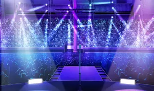 Rock Concert Stage Digital Art Wallpaper