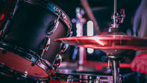 Rock Drum Kitin Action Wallpaper