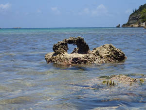 Rock Formation Antigua And Barbuda Wallpaper