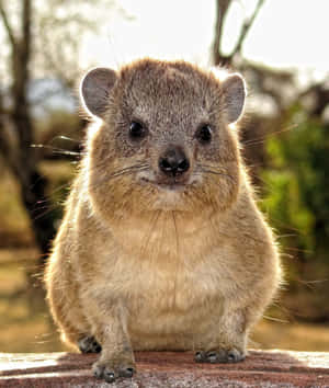 Rock Hyrax Close Up Wallpaper