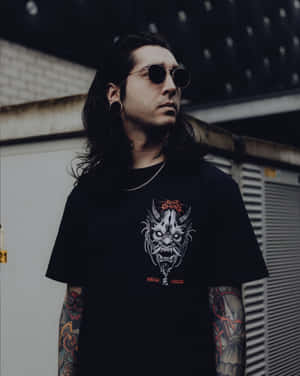 Rock Musician Bad Omens T Shirt Wallpaper