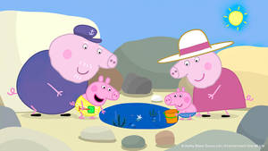 Rock Pool Peppa Pig Tablet Wallpaper