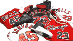 Rock The Michael Jordan Jersey And Show Your Team Spirit Wallpaper