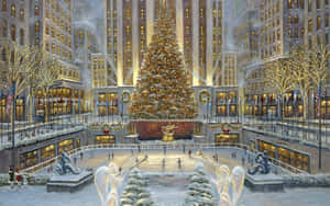 Rockefeller Center Christmas Tree Wallpaper