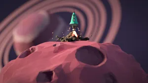 Rocket Landing 4d Ultra Hd Wallpaper