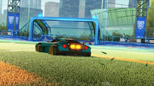 Rocket League Blue Green Vehicle 1920x1080 Wallpaper