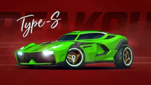 Rocket League Hd Green Breakout Wallpaper