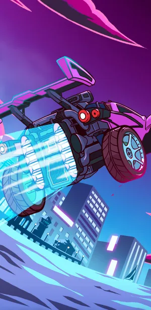 Rocket League Nitro Art Wallpaper