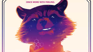 Rocket Raccoon Character Art Wallpaper