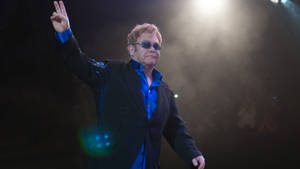 Rocketman Elton John Peace Sign Wallpaper