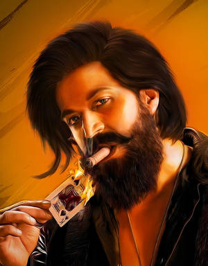 Rocky Bhai Cigarette Wallpaper